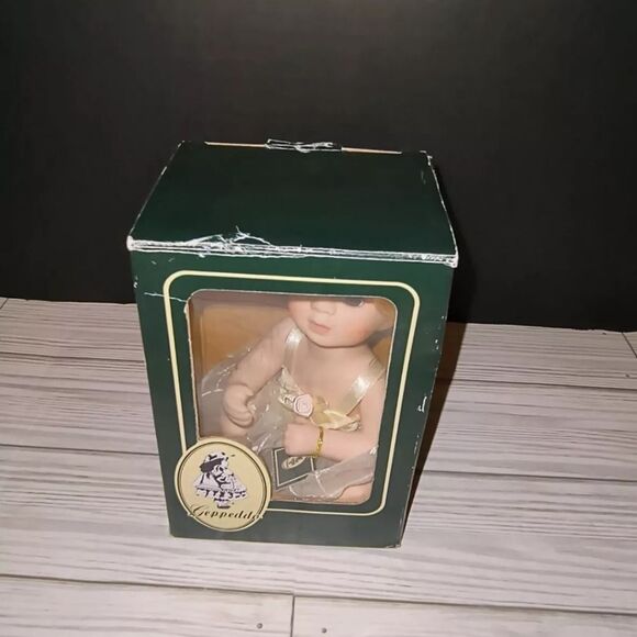 Geppeddo Porcelain Collectible Doll Taci Mini Ballerina Blonde Hair 6"in w Box - Picture 12 of 13